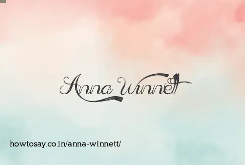 Anna Winnett