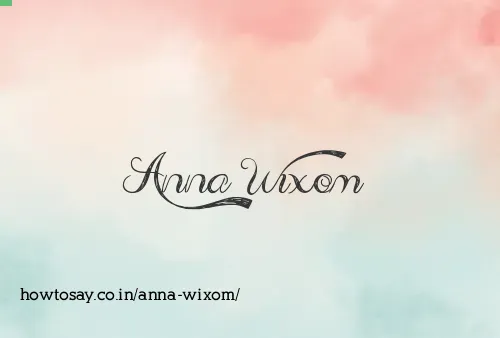 Anna Wixom
