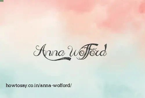 Anna Wofford