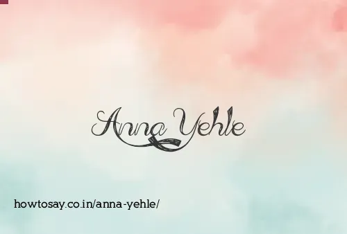 Anna Yehle