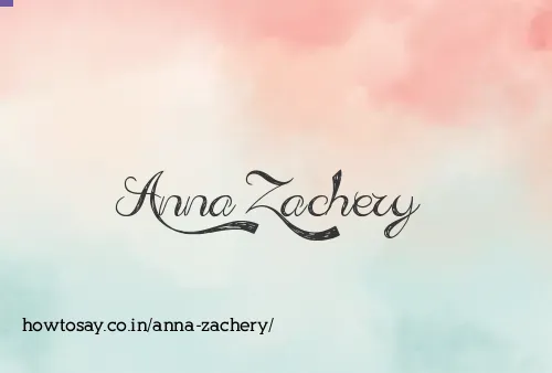 Anna Zachery