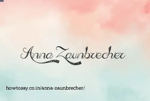 Anna Zaunbrecher