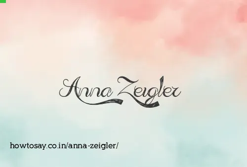 Anna Zeigler
