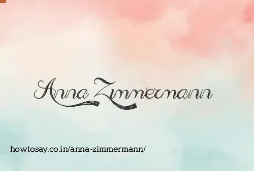 Anna Zimmermann