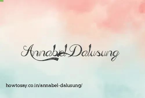 Annabel Dalusung