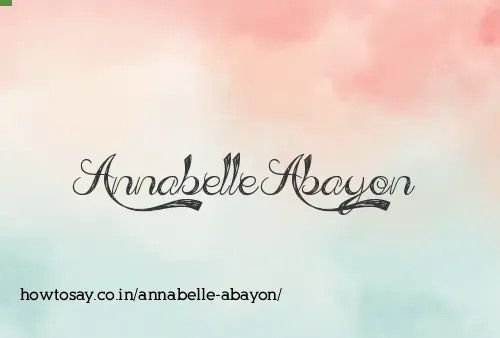 Annabelle Abayon