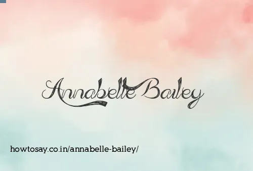 Annabelle Bailey