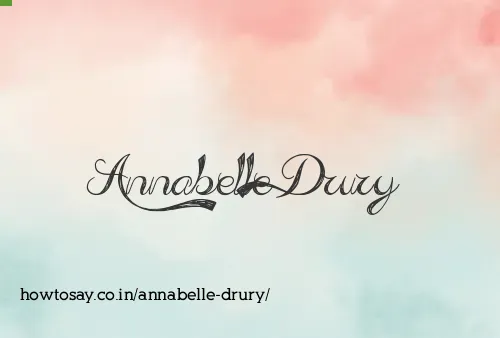 Annabelle Drury