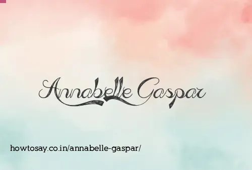 Annabelle Gaspar