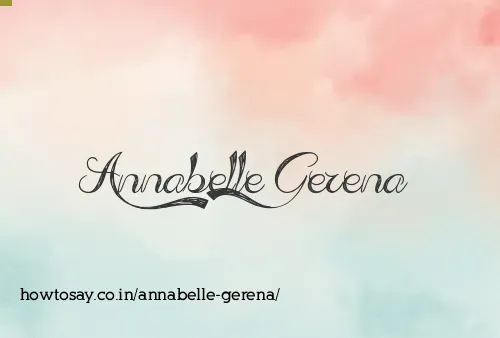 Annabelle Gerena