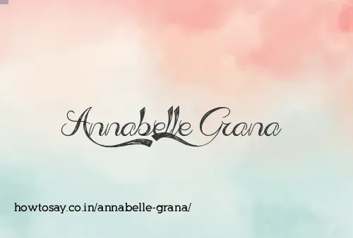 Annabelle Grana