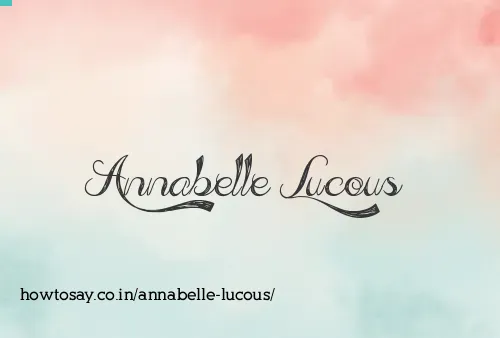 Annabelle Lucous