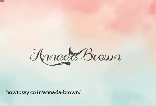 Annada Brown