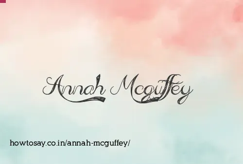 Annah Mcguffey