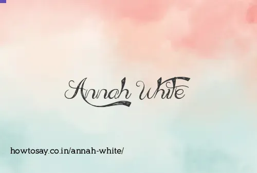 Annah White