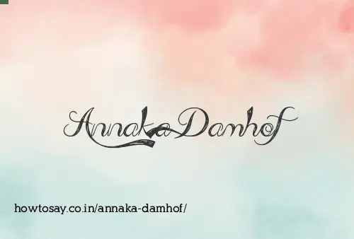 Annaka Damhof