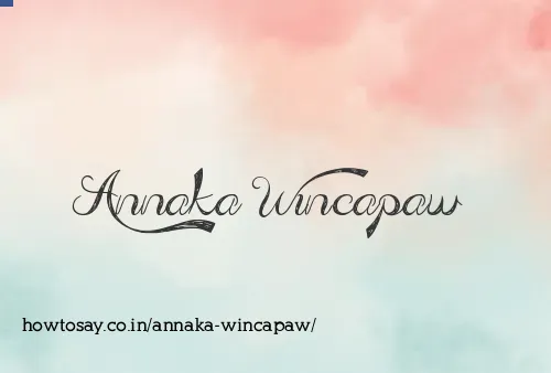 Annaka Wincapaw