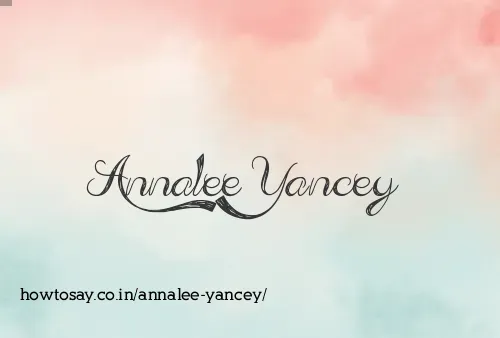 Annalee Yancey