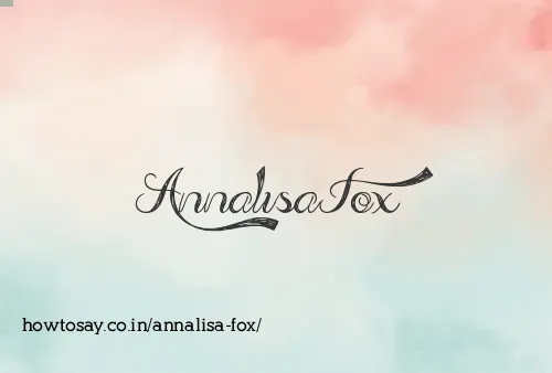 Annalisa Fox