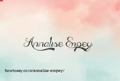 Annalise Empey