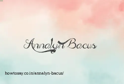 Annalyn Bacus