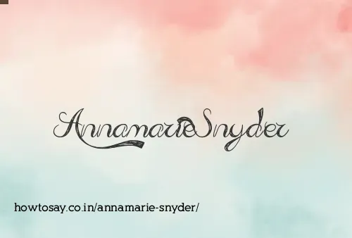 Annamarie Snyder