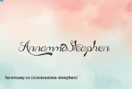 Annamma Steaphen