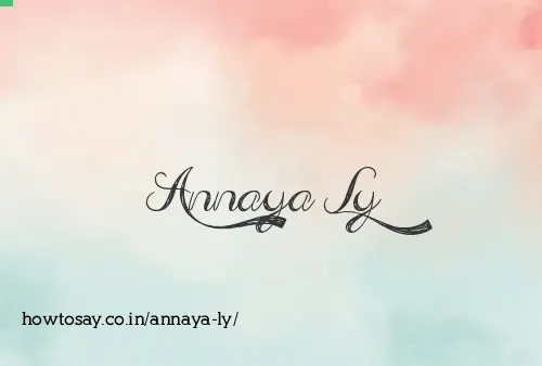 Annaya Ly