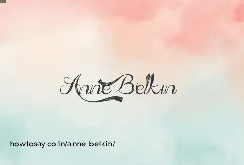 Anne Belkin