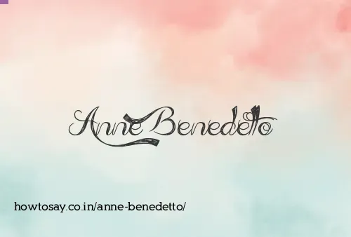 Anne Benedetto