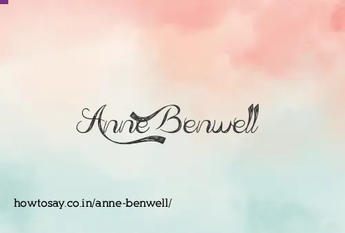 Anne Benwell