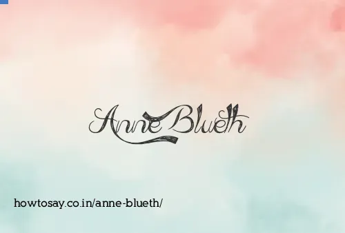 Anne Blueth