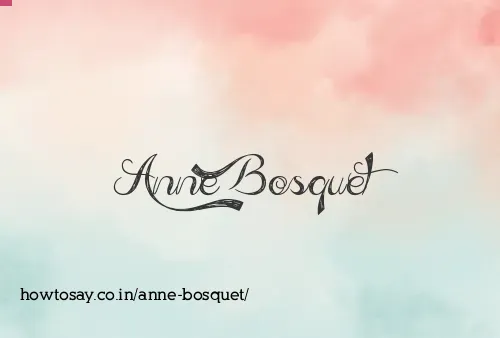 Anne Bosquet