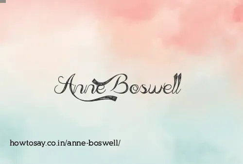 Anne Boswell