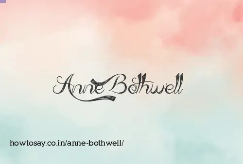 Anne Bothwell