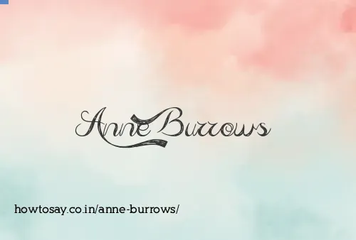 Anne Burrows