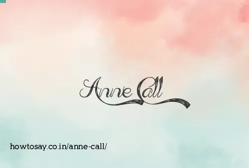 Anne Call