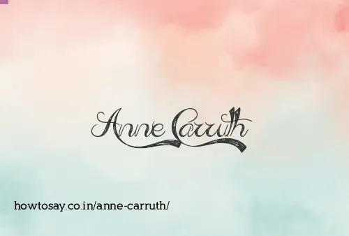 Anne Carruth