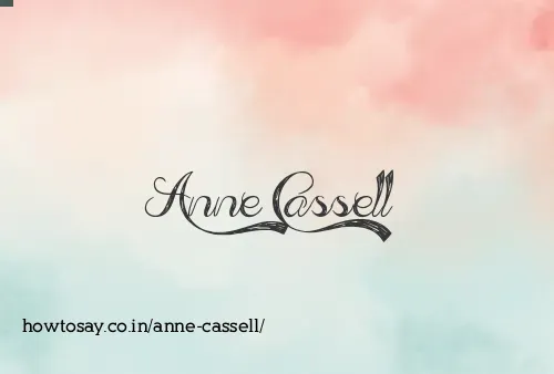 Anne Cassell