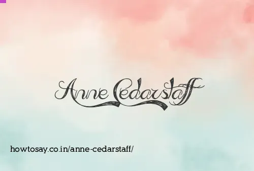 Anne Cedarstaff