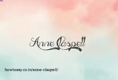 Anne Claspell