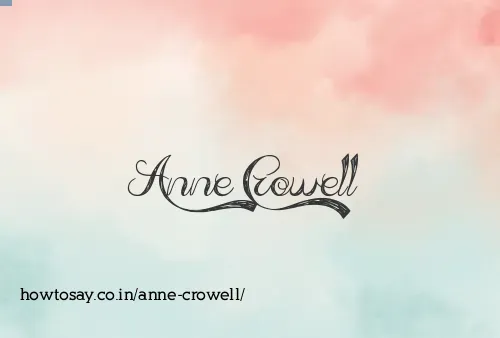 Anne Crowell