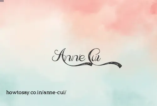 Anne Cui