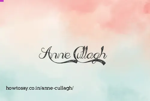 Anne Cullagh