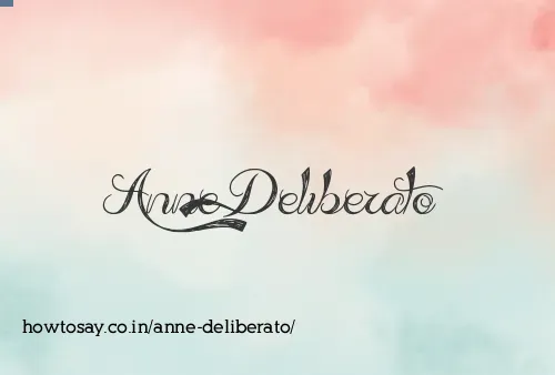 Anne Deliberato