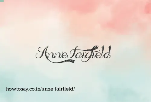 Anne Fairfield