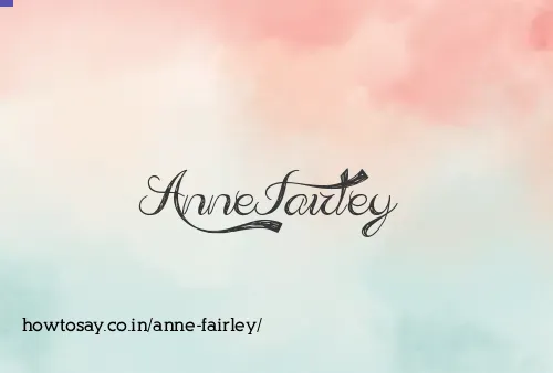 Anne Fairley
