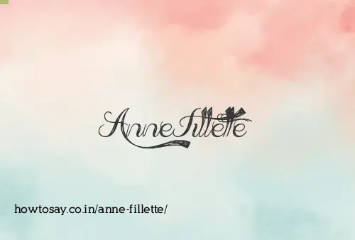 Anne Fillette