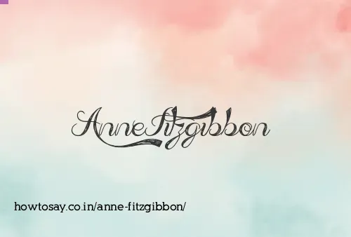 Anne Fitzgibbon