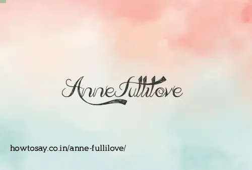 Anne Fullilove